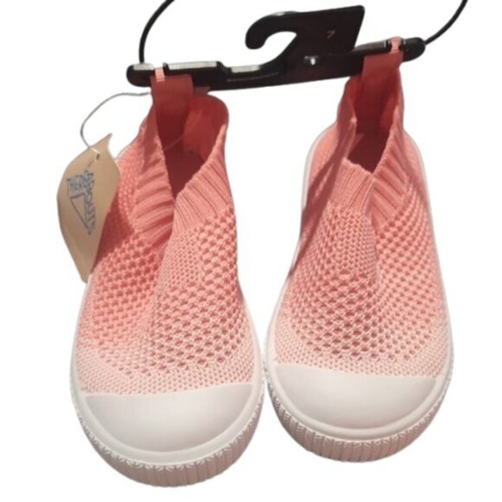 [Thereabouts] Pink Kids Slip-On Shoes- Size 7 Medium